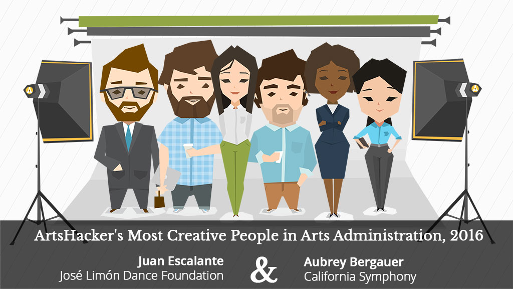 Creative Managers 2016 Juan Escalante and Aubrey Bergauer