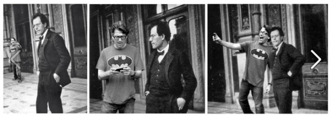 Fun fact: Mahler found the bat symbol very comforting.