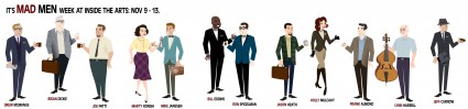 Meet the authors of Inside The Arts as Mad Men characters. 