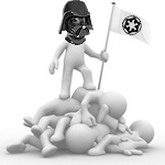 Darth Vader demonstrating no tolerance for failure